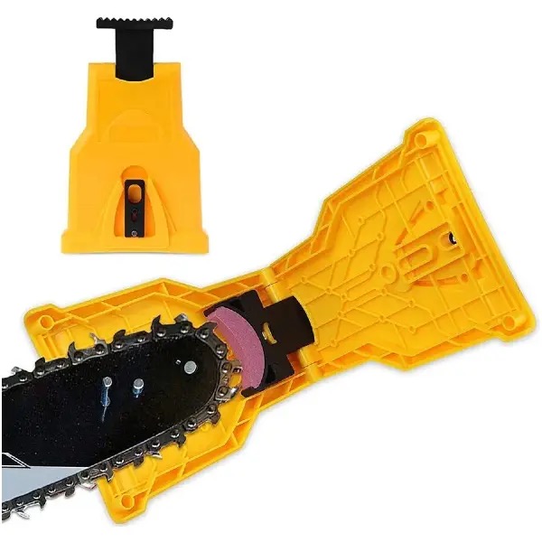 Portable Teeth Chainsaw Sharpener, Proprietary Bar-Mount Chain Saw Fast Sharpening